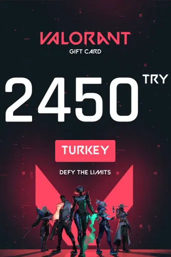 Valorant 2450 TRY Gift Card (Turkey) - Digital Key
