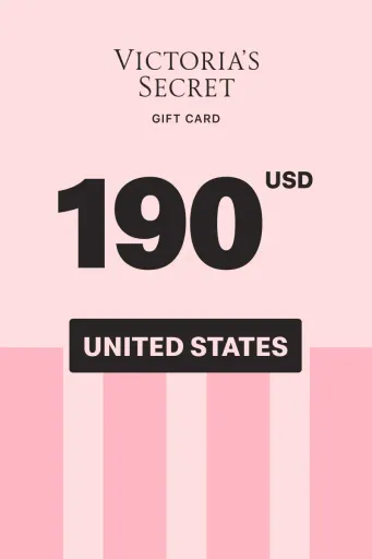 Product Image - Victoria's Secret Pink 190 USD Gift Card (United States) - Digital Key