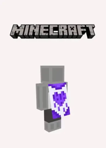 Product Image - Minecraft Purple Heart Cape DLC (Global) (PC) - Official Website - Digital Key
