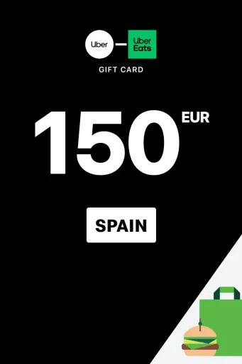 Uber & Uber Eats 150 EUR Gift Card (Spain) - Digital Key