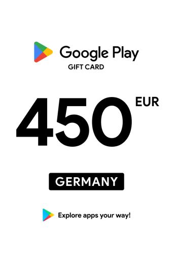 Google Play 450 EUR Gift Card (Germany) - Digital Key