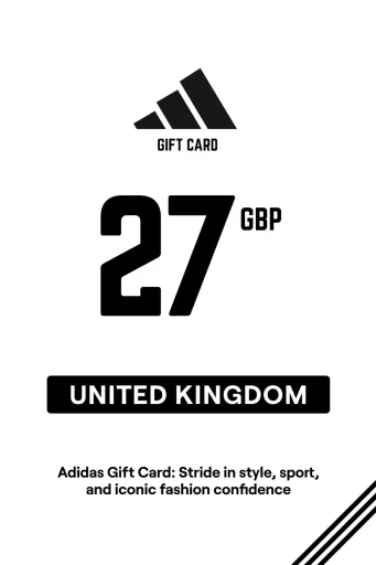 Adidas 27 GBP Gift Card (United Kingdom) - Digital Key