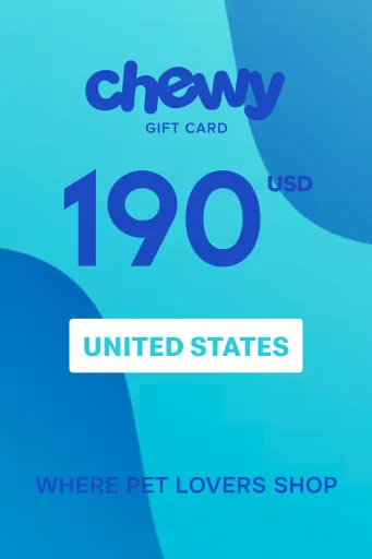 Chewy 190 USD Gift Card (United States) - Digital Key