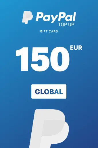 PayPal Instant Top Up 150 EUR Gift Card (Global) - Digital Key