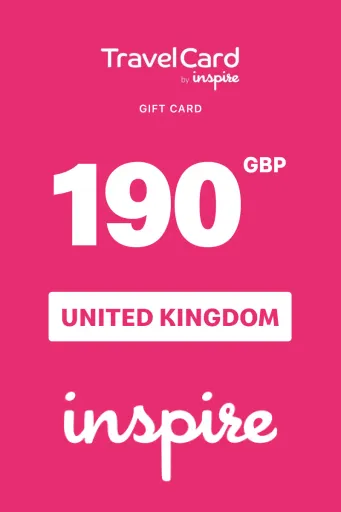 TravelCard by Inspire 190 GBP Gift Card (United Kingdom) - Digital Key