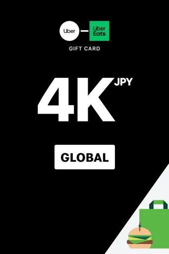 Uber & Uber Eats 4000 JPY Gift Card (Global) - Digital Key