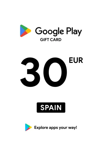 Google Play 30 EUR Gift Card (Spain) - Digital Key