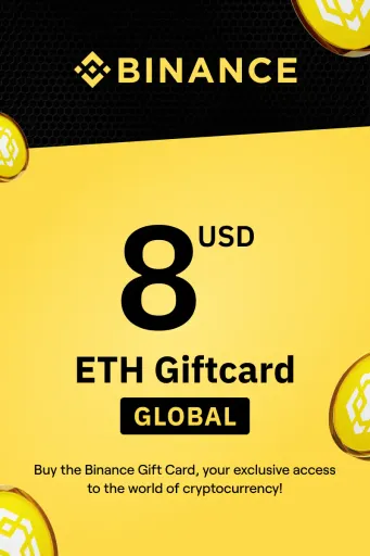 Binance (ETH) 8 USD Gift Card (Global) - Digital Key