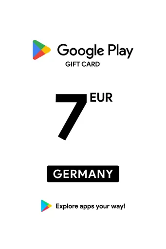 Google Play 7 EUR Gift Card (Germany) - Digital Key