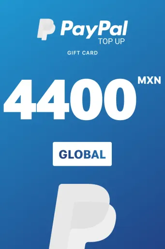 PayPal Instant Top Up 4400 MXN Gift Card (Global) - Digital Key