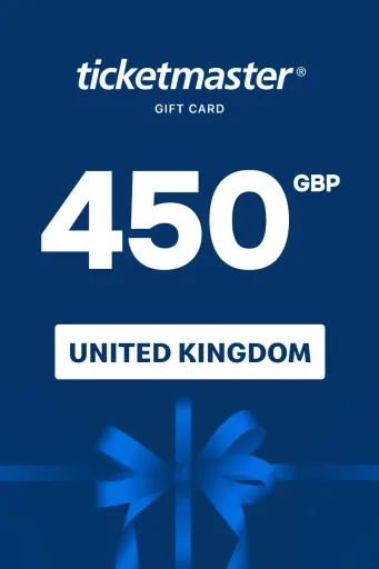 Ticketmaster 450 GBP Gift Card (United Kingdom) - Digital Key