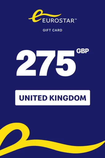 Eurostar 275 GBP Gift Card (United Kingdom) - Digital Key