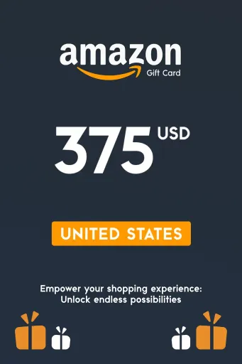 Amazon 375 USD Gift Card (United States) - Digital Key
