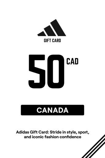 Adidas 50 CAD Gift Card (Canada) - Digital Key