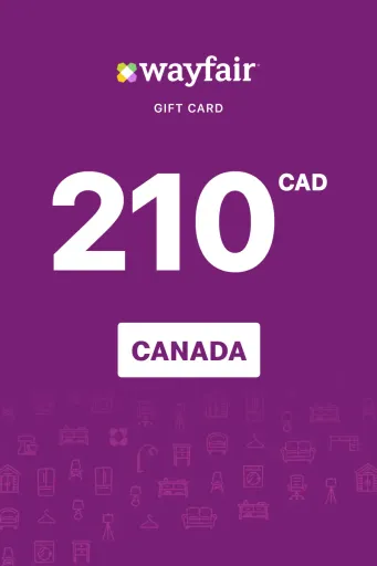 Wayfair 210 CAD Gift Card (Canada) - Digital Key