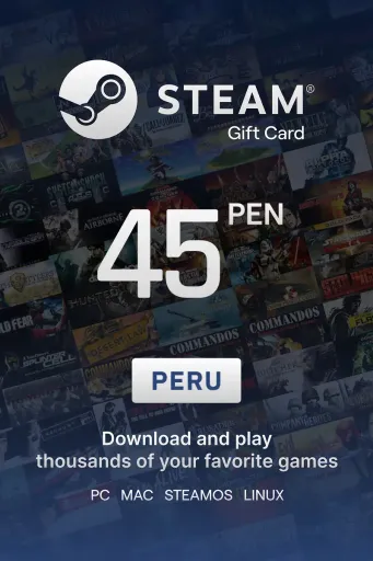 Steam Wallet 45 PEN Gift Card (Peru) - Digital Key