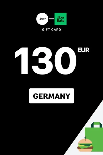 Uber & Uber Eats 130 EUR Gift Card (Germany) - Digital Key