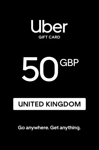 Uber 50 GBP Gift Card (United Kingdom) - Digital Key