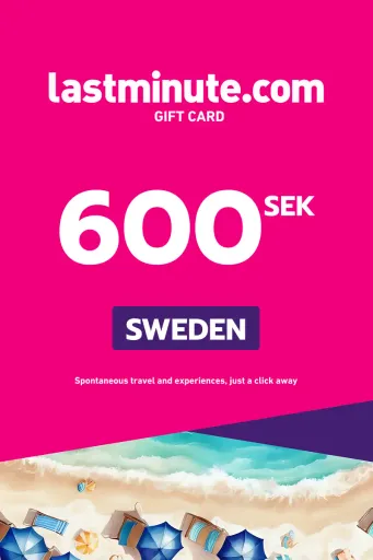 lastminute.com 600 SEK Gift Card (Sweden) - Digital Key