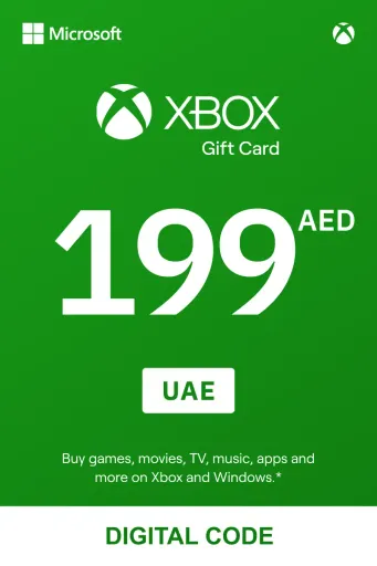 Xbox 199 AED Gift Card (United Arab Emirates) - Digital Key