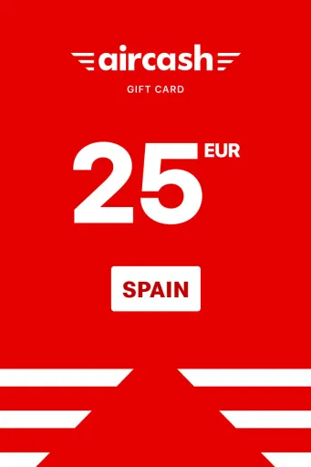 AirCash 25 EUR Gift Card (Spain) - Digital Key