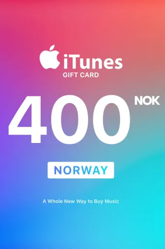 Apple iTunes 400 NOK Gift Card (Norway) - Digital Key