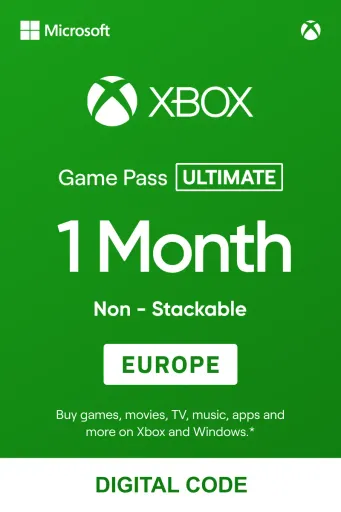 Product Image - Xbox Game Pass Ultimate 1 Month Non-Stackable (Europe) - Xbox Live - Digital Key