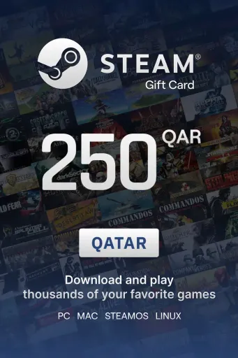 Steam Wallet 250 QAR Gift Card (Qatar) - Digital Key
