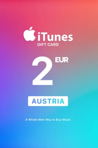 Apple iTunes 2 EUR Gift Card (Austria) - Digital Key