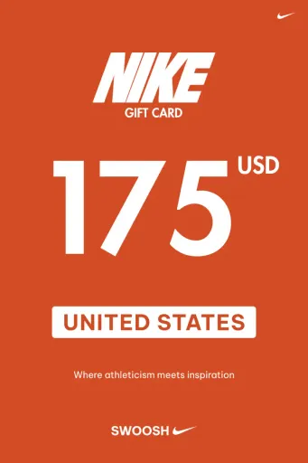 Nike 175 USD Gift Card (United States) - Digital Key