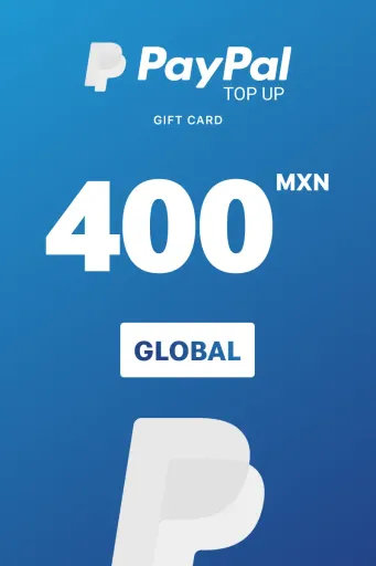 PayPal Instant Top Up 400 MXN Gift Card (Global) - Digital Key