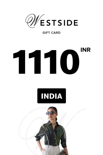Westside 1110 INR Gift Card (India) - Digital Key