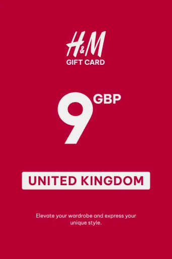 H&M 9 GBP Gift Card (United Kingdom) - Digital Key