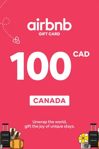 Airbnb 100 CAD Gift Card (Canada) - Digital Key
