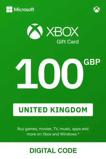 Xbox 100 GBP Gift Card (United Kingdom) - Digital Key