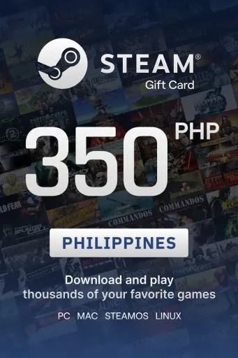 Steam Wallet 350 PHP Gift Card (Philippines) - Digital Key