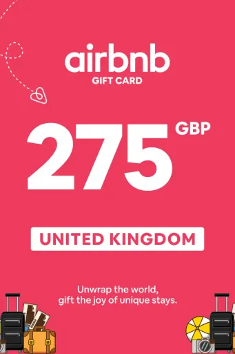 Product Image - Airbnb 275 GBP Gift Card (United Kingdom) - Digital Key
