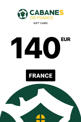 Cabanes de France 140 EUR Gift Card (France) - Digital Key