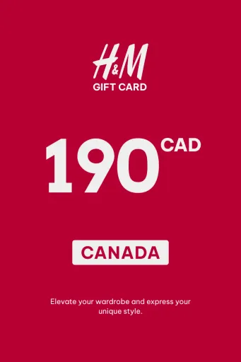 H&M 190 CAD Gift Card (Canada) - Digital Key