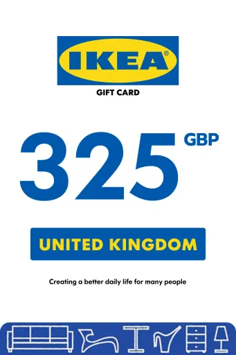 IKEA 325 GBP Gift Card (United Kingdom) - Digital Key