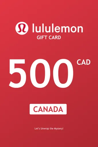 Lululemon 500 CAD Gift Card (Canada) - Digital Key