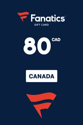 Fanatics 80 CAD Gift Card (Canada) - Digital Key