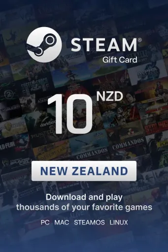 Steam Wallet 10 NZD Gift Card (New Zealand) - Digital Key