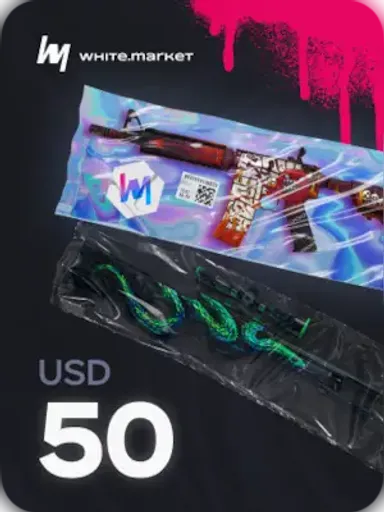 WhiteMarket 50 USD Gift Card (Global) - Digital Key