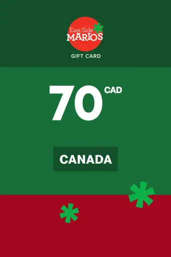 Product Image - East Side Mario's 70 CAD Gift Card (Canada) - Digital Key