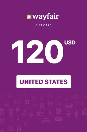 Wayfair 120 USD Gift Card (United States) - Digital Key