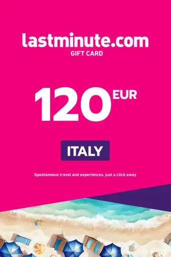 lastminute.com 120 EUR Gift Card (Italy) - Digital Key