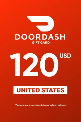 DoorDash 120 USD Gift Card (United States) - Digital Key