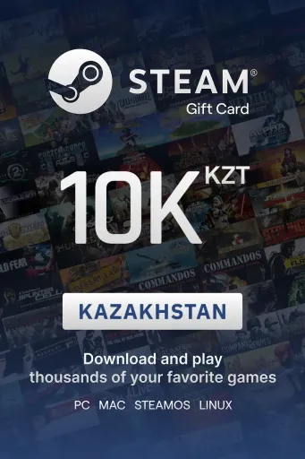 Steam Wallet 10000 KZT Gift Card (Kazakhstan) - Digital Key