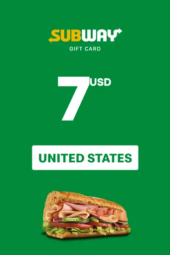 Subway 7 USD Gift Card (United States) - Digital Key